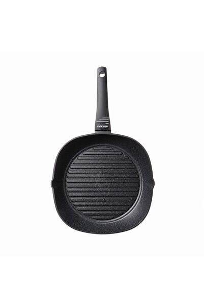 moneta Tigaie tip grill Diana, Aluminiu, Antiaderenta, Negru, 28x28 cm