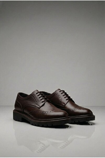 BIG KING Skin Patterned Brutus Genuine Leather Classic Men's Shoes