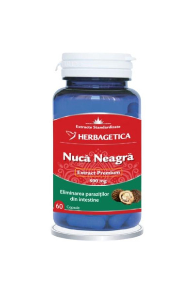 herbagetica Nuca Neagra - Herbagetica, 60 capsule