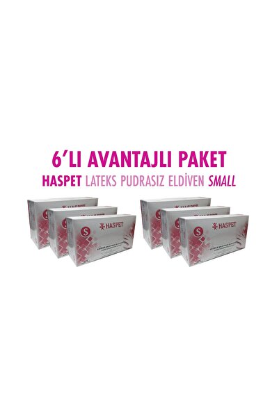 Has-Pet HASPET LATEKS PUDRASIZ SMALL 6LI AVANTAJLI PAKET