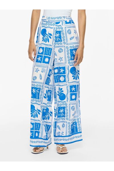 VILA Wide Leg Hose VIJOSIA High Waist