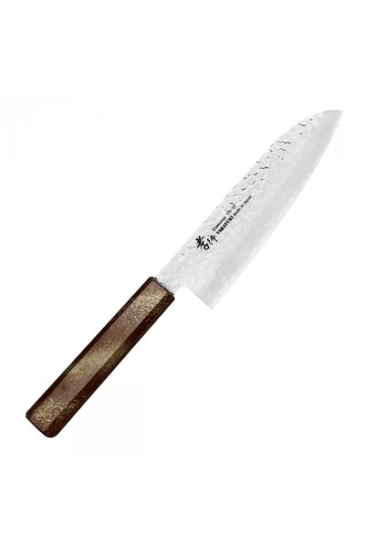 Sakai takayuki Cutit Santoku, Sakai Takayuki, VG-10, 17 cm, inox, maner din l...