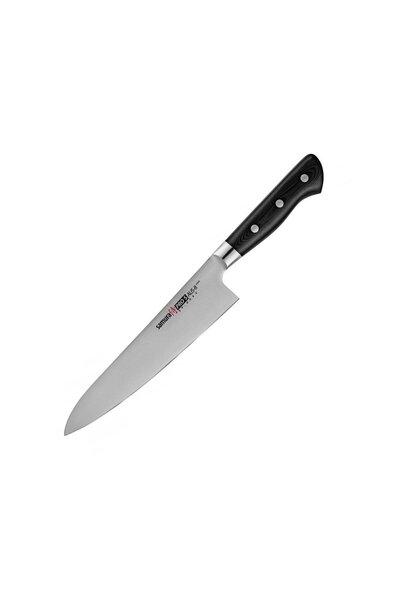 Samura Cuțit de bucătărie, Samura, 20cm, Argintiu/Negru