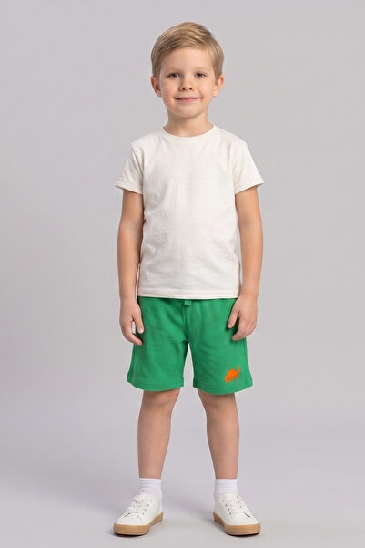 CRASSİ 5/8 Years Old Boys' Shorts with Pockets, Camisole Fabric