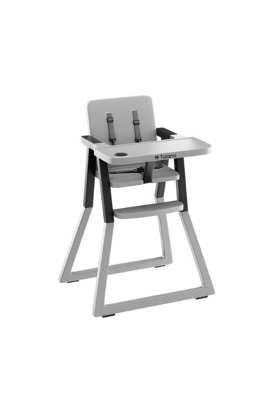 Tulano Scaun de masa copii Morsel 25 Grey/Black pliabil ultra compact 9cm,tav...