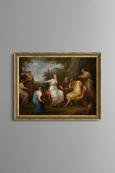 epiqart The Tragedy of Telemachus - Vintage Patterned Painting - Fine Model
