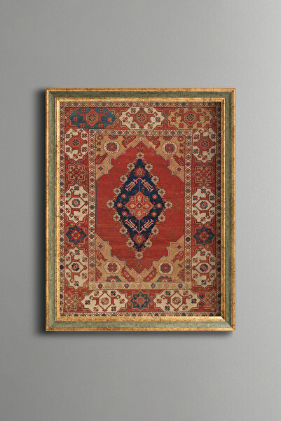 epiqart Turkish Carpet Pattern - Vintage Patterned Painting - Fine Model