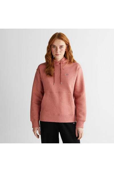 Gant Kadın Pembe Relaxed Fit Kapüşonlu Sweatshirt