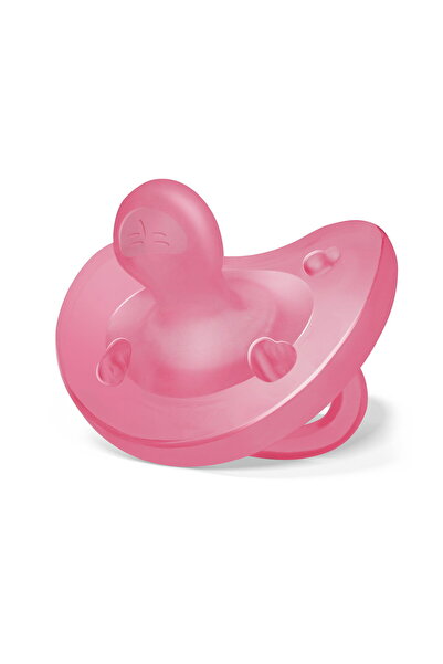 Chicco Suzetă Anatomică PhysioSoft, S, Roz, 16-36 Luni
