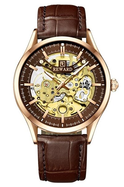 Reward Rd33008M Automatic Men's Wristwatch with Leather Strap