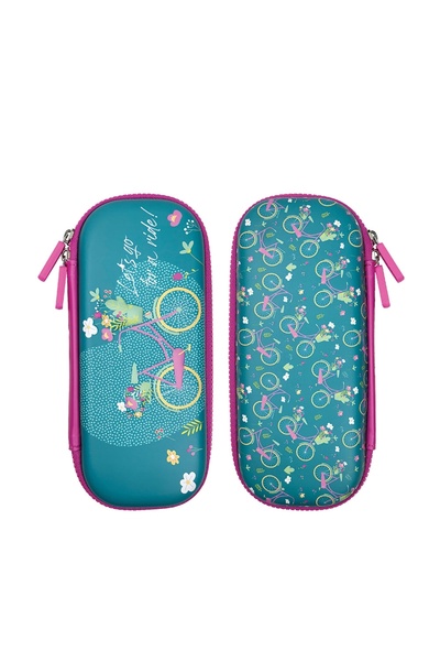 S COOL Penar 3D, cu 1 fermoar, 22x11x5 cm, LET'S GO FOR A RIDE - S-COOL
