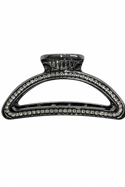Jack Ferrero Stylish Metal Hair Clip with Shiny Stone Detail for Women for Da...