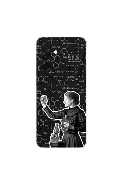 PPKin Samsung Galaxy A36 Compatible Scientist 3 Design Transparent Case