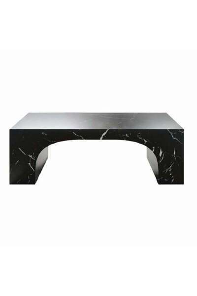 Malizia Malizia Coffee Table Geometric Cement Composite Marble Alternative 39...