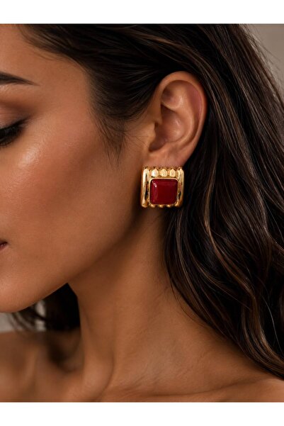 Store Diva Charm Burgundy Stylish Women's Showy Earrings