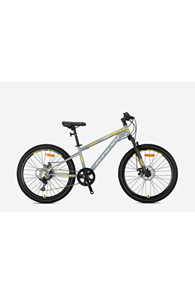 Kron VORTEX 4.0 20 Jant 7 Vites V-Fren Çelik Çocuk Bisikleti Nardo Gri Sarı 2...