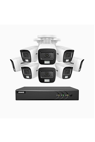 Annke Sistem performant de supraveghere video DW81KN+CR1CV*8, DVR 8 canale hi...