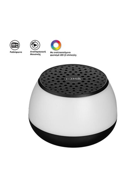 Jumbo Boxă Bluetooth portabilă 3W cu LED în 3 culori, USB și radio FM