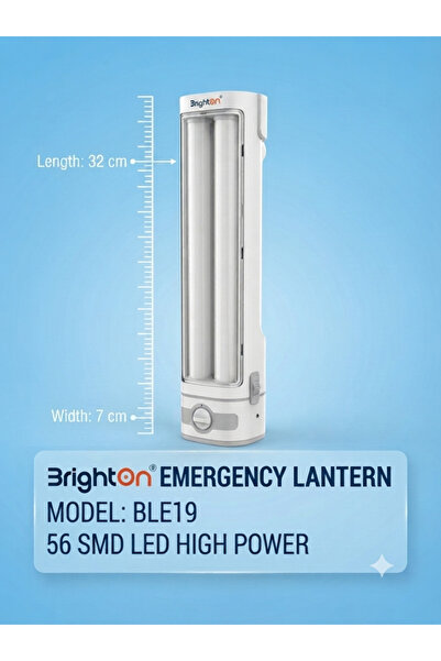 Brıghton BLE19 Emergency LED Lantern: Reliable High-Power Illumination
