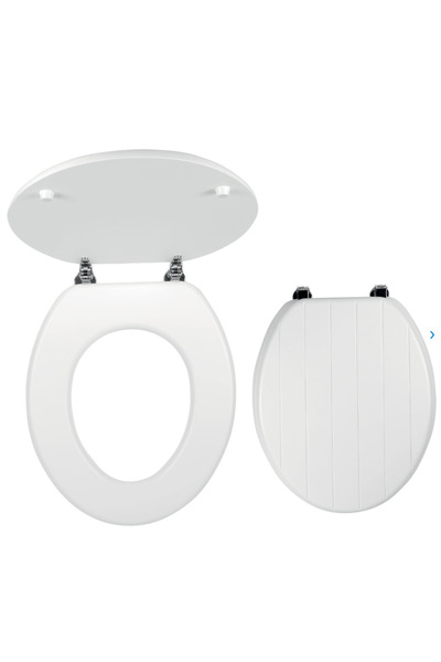 FERRO WC SEATS PROVENCE Κάλυμμα λεκάνης MDF Π37cm Λευκό