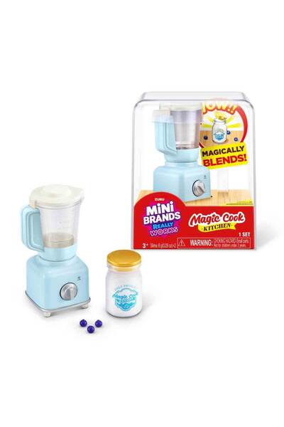 Mini Brands Magic Cook Kitchen Blender Mini Mutfak Seti Çalışan Minyatür Oyun...