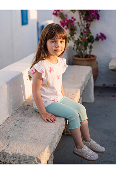 LC Waikiki Vizyon New Season Butterfly Printed Girls' Set