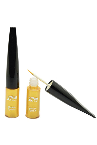 Saffron Μεταλλικό Υγρό Eyeliner #   05 Χρυσός 10γρ.
