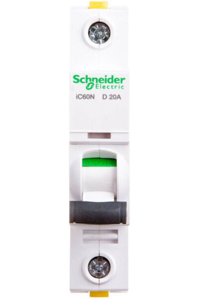 Schneider Electric Disjunctor automat 20A unipolar AC/DC A9F05120
