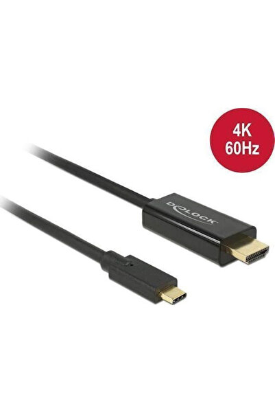 DELOCK Cablu HDMI tată - USB-C tată Lungime 2m Negru Cod: 85291