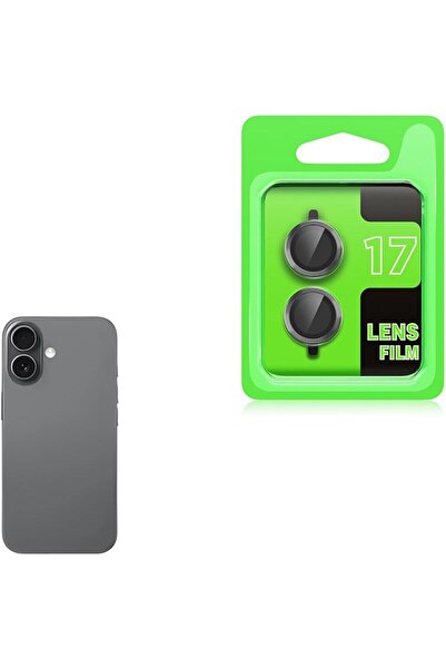 Yıldızan nht shop Senon Zore CL-07 واقي عدسة الكاميرا لهاتف iPhone 17 (رمادي)...