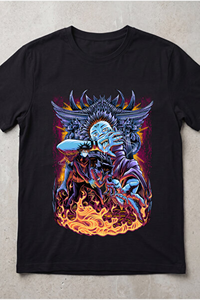 Silkensoul Jujutsu Kaisen Mahito Anime Printed Standard Cut Unisex Tshirt