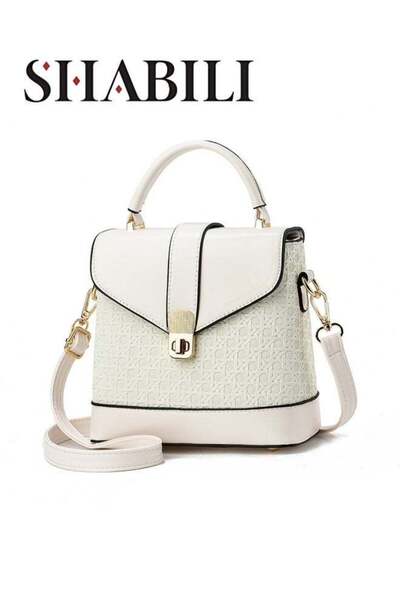 SHABILI Women's Fashion Luxury Shoulder Bags, Ladies Daily Commuter White Han...