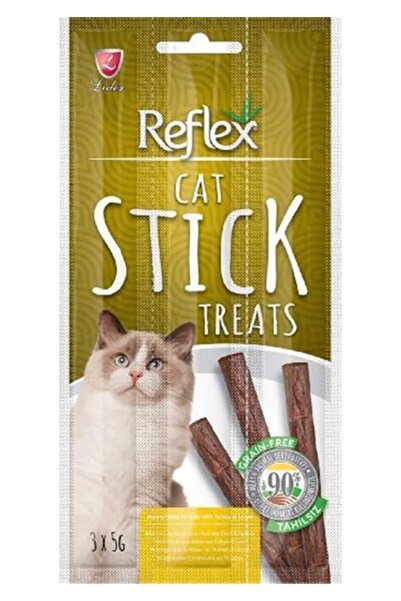 Reflex Hindili Kuzulu Kedi Ödül Çubuğu 3x5 gr