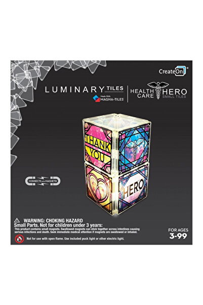 Generic Jucării Magna-Tiles Structures Luminary Heroes, vitralii mici CreateOn