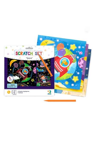 Generic Creative Scratching Set Outer Space Dodo Toys