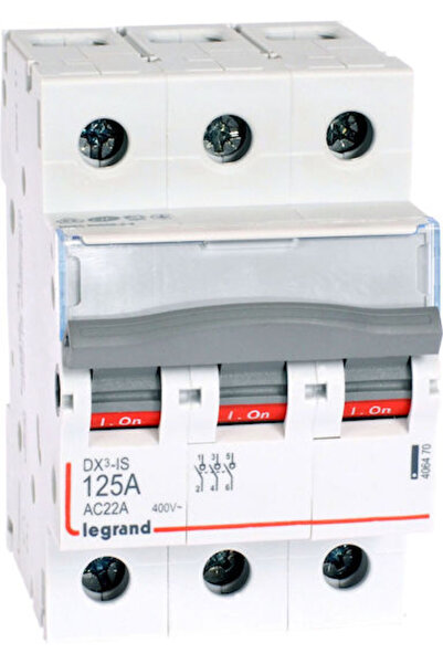 Legrand Întrerupător de panou cu apăsare, 3 poli, 400V 125A