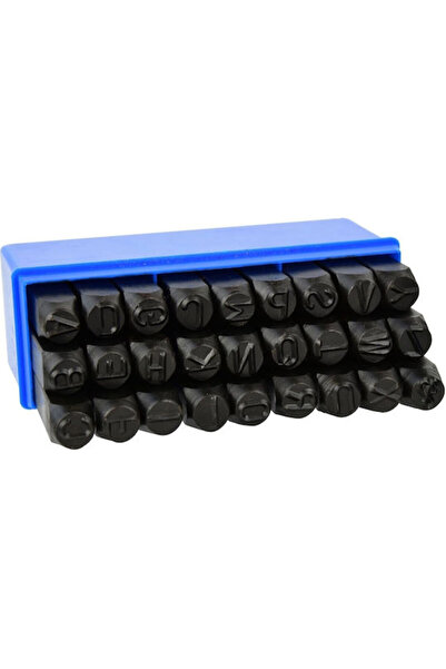 GEKO G01815 Set de unelte de mână pentru ștanțare litere 27 piese