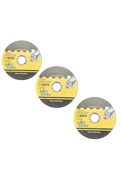 OEM Set 3 discuri abrazive, diametru 115 mm, pentru taiere produse metalice