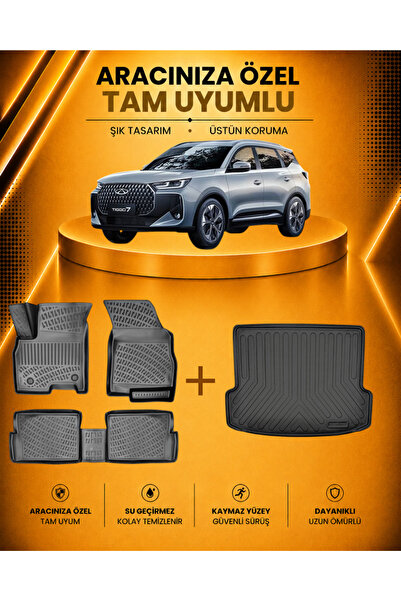 Chery Tiggo 7 Pro 2020-2025 Havuzlu Paspas ve Bagaj Havuzu
