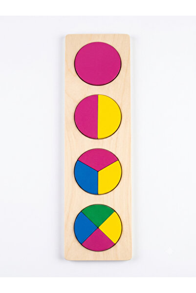 Gazi'nin Oyuncakları Wooden Geometric Shape Matching Game - Educational Color...