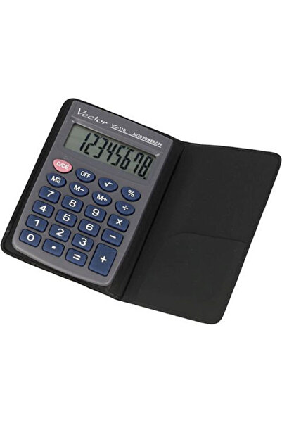 Vector Calculator de buzunar, gri, 1 bucată, Cod: 12040