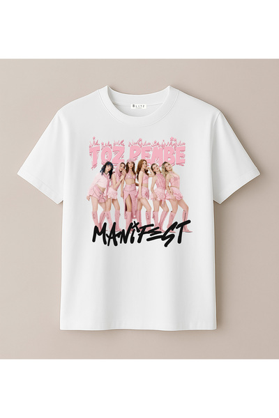 BLITZIST Manifest Dusty Pink Design Printed Children's T-Shirt (Ages 4-13)