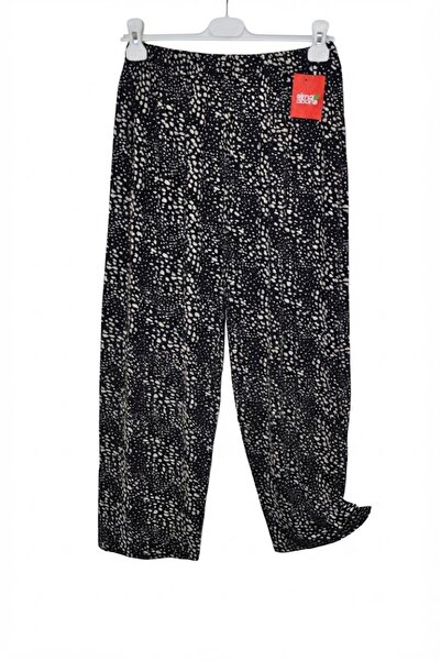 elma abone Plus Size Women's Summer Circular Viscose Combed Cotton Pants