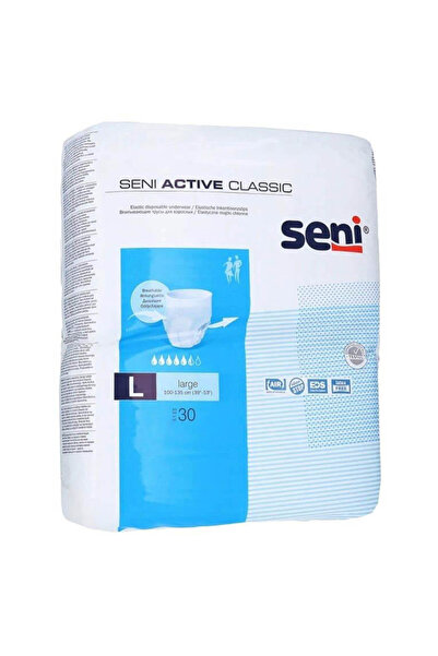 Seni Active Classic, scutece pentru adulti, tip chilot L, 30 buc