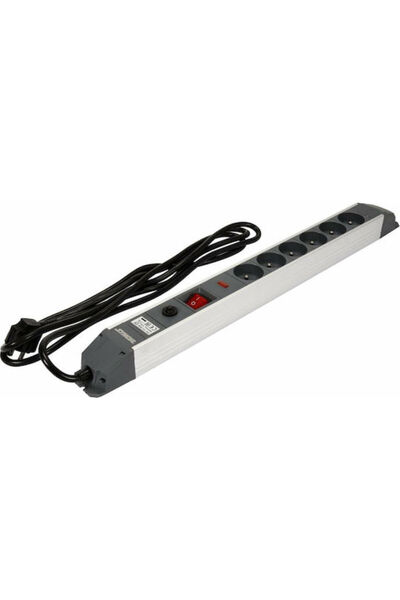Sthor Prelungitor cu protecție la supratensiune, 6 prize, cu USB-A, întrerupă...