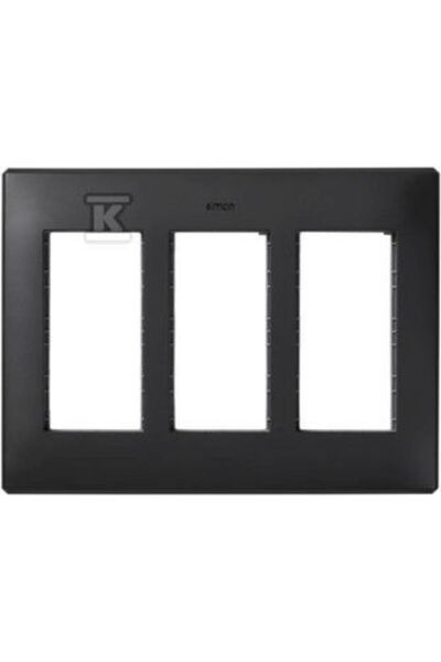 Kontakt-Simon Cadru carcasă Simon Connect S500 cu 3 module 6x K45 Gri Grafit ...