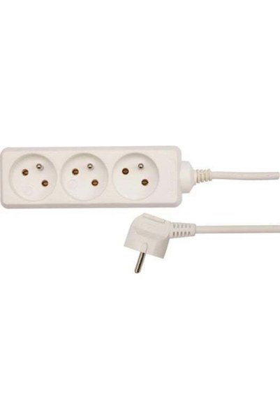 Vorel Prelungitor cu 3 prize cu cablu de 5m Cod: 72508