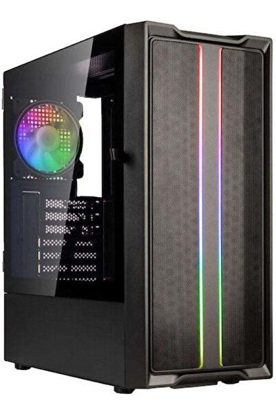 Kolink Inspire K12 ARGB Gaming Midi Tower Carcasă PC cu Fereastră Laterală Negru