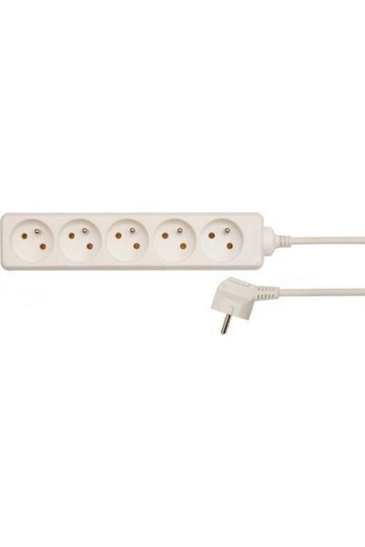 Vorel Prelungitor cu 5 prize cu cablu de 5m Cod: 72510