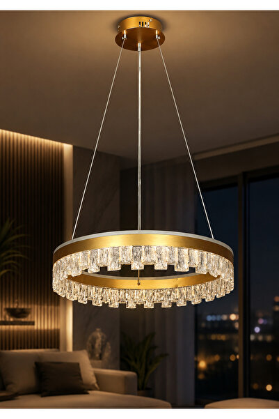 Grecia Decorative Chandelier with Three Integrated Led Lights 55W